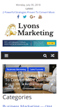 Mobile Screenshot of lyonsmarketingsystems.com
